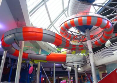 China Stable Running Spiral Tube Water Slide Customized Color Easy Operation for sale