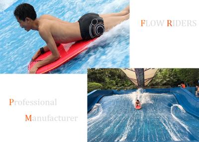 China Máquina del simulador de la resaca del parque del agua/equipo que practica surf de la onda del jinete del flujo en venta