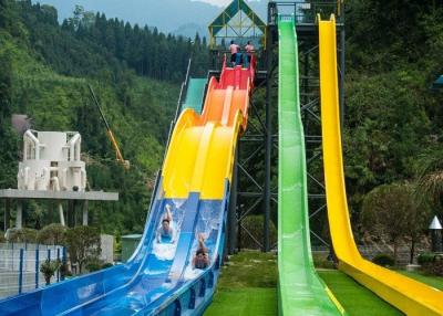 China Hotel And Resort Fiberglass High Speed Water Slide for sale