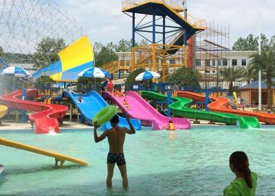 China 1.8m 200sq.M Family Hillside Combined Spiral Water Slide for sale