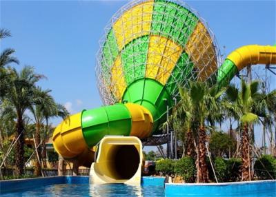 China boomerang Custom Water Slides For 1350 Sq Ft Landing Pool for sale