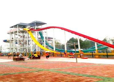 China Outdoor Screaming High Speed Water Slide Thrilling Water Slide Rides for sale