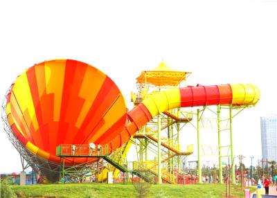 China Aqua Amusement Super Tornado Water Slide 18m Platform Height for sale