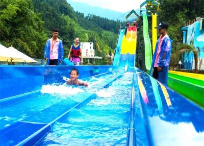 China 10mm Thickness High Speed Water Slide Blue Red Yellow Color for sale