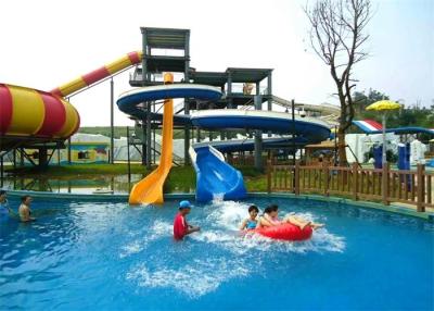 China 360 Guests /Hr Space Bowl Water Slide Aqua Resort Water Play Equipment for sale