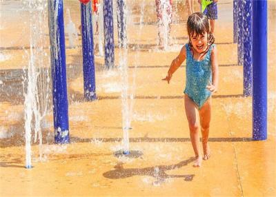 China Galvanized Pipe Kids Water Playground Interactive Children'S Splash Park for sale