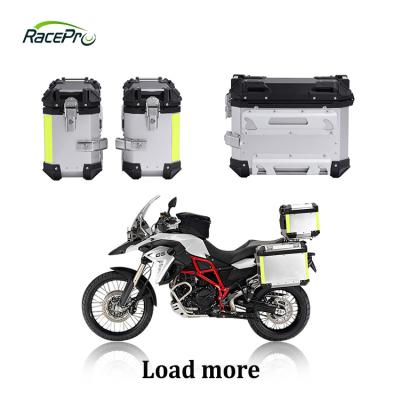 China 38L Motorcycle Side Box Waterproof Aluminum Tail Box Dust Case Motorbox Saddlebag Rear Case/Motorcycle Storage Luggage Aluminum Cases for sale