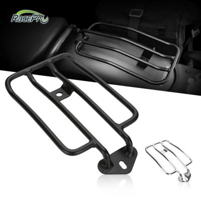 China Steel Motorbike Support Seat Support Motorcycle Detachable Mount Luggage Rack For Harley XL Sportsters 2004-2015 for sale