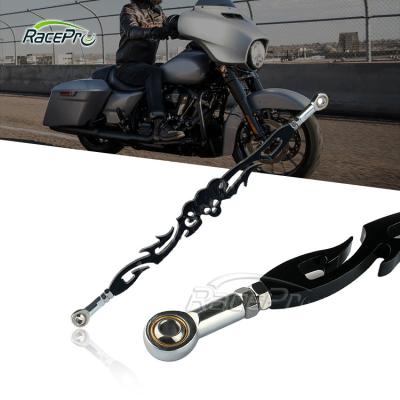 China Skull Black Chrome Aluminum Skull Type Motorcycle Shift Linkages For Harley Davidson for sale