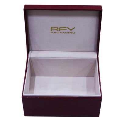 China Recyclable Elegant Special Paper And Acrylic Laser Pattern Gift Packaging Box for sale