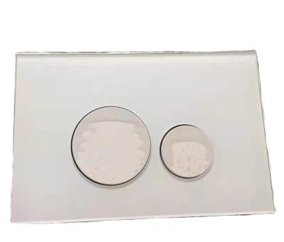 China HK176 Double-flow HK176 ABS chrome glass tank toilet toilet spray test buttons inwall button panel tank plate silver for sale