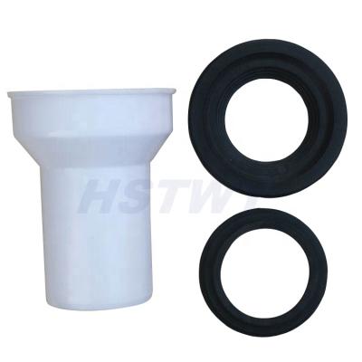 China Modern Toilet Pipe Singapore Toilet Fittings Exhaust Straight Pipe HP106 PP Drain Clutch for sale