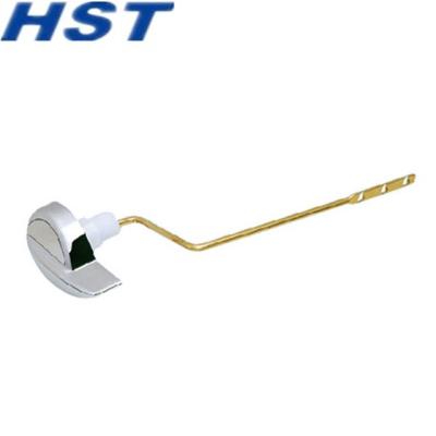 China Hand Operate HB102 1.6*1.6cm High Quality Zinc Alloy Chrome Head Side Bracket Single Left Toilet Lever for sale