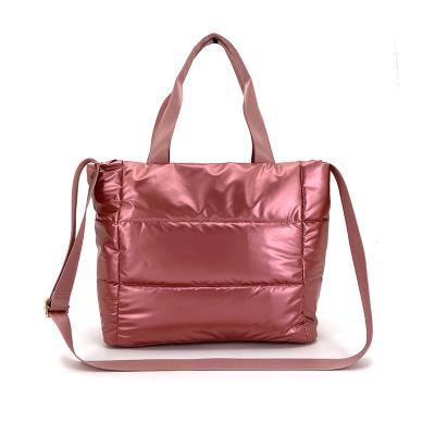 China 2022 wholesale fashion women's nylon polyester handbag with small bag stripper bag for sale