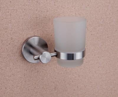 China Tumbler holder83303(7059)-Brush&polish &Round&Stainless steel 304 &glass &Bathroom &kitchen,sanitary for sale