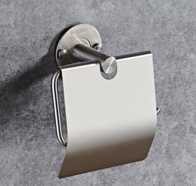 China Toilet Roll Paper holder with cover 83506B-Round &stainless steel 304&Brush &bathroom &kitchen,sanitary for sale