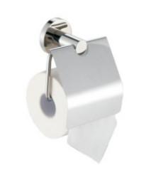 China Toilet Roll Paper holder with cover 83706B-Polish&Round &stainless steel 304&bathroom &kitchen,sanitary for sale