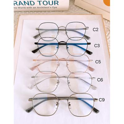 China Handmade Irregular framesoptical framesoptical eyewear fashionable ladies computer optical glass women with anti radiation glass for sale