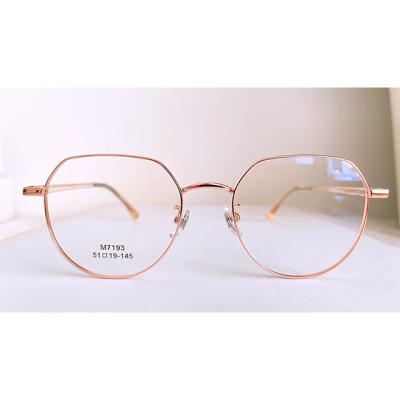 China High Quality Valentine Gifts Fashion Womens Mens Round Metal Circle Optical Glasses Eyeglasses Optical Glasses for sale