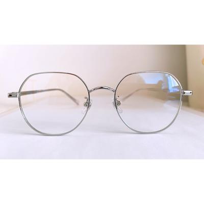 China Optical Glasses Wholesale Promotional Glasses Pure Titanium Men's Small Round Optical Eyeglasses Spectacle Frames for sale