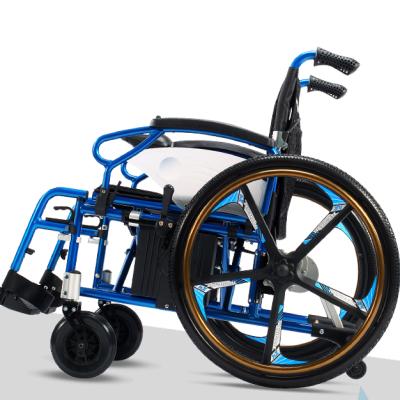 China Aluminum Alloy Modern Design Folding Electric Wheelchair Automatic Motor Electric Wheelchair Cheap Prices High Power for sale