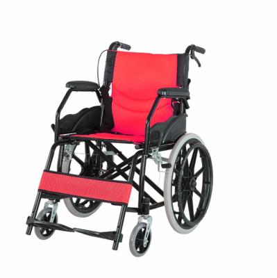 China Portable high quality manual wheelchair from healthcare rehabilitation equipment supplier factory directly for sale