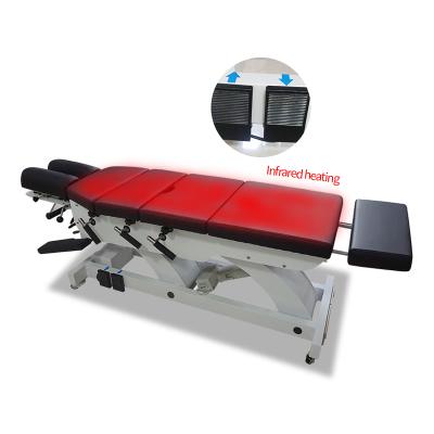 China New Design Acrylic Examination Couch Physiotherapy Table Clinical Electric Infrared Heating Portable Table for sale