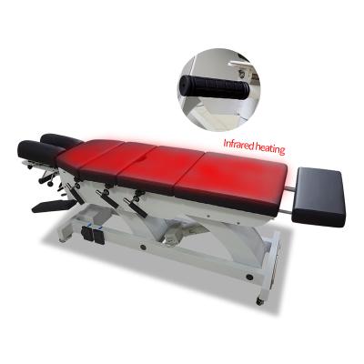 China Factory Direct Sale Examination Couch Physiotherapy Table Chiropractic Acrylic Clinical Electric Infrared Heating Portable Table for sale