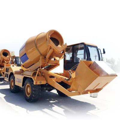 China Hotels Self Loading Concrete Mixer LT3500 With Full Hydraulic System for sale