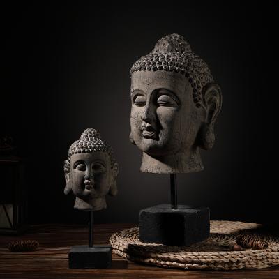 China Western Creative Custom Home Decoration Cheap Home Piece Large Design Cement Buddha Statue for sale