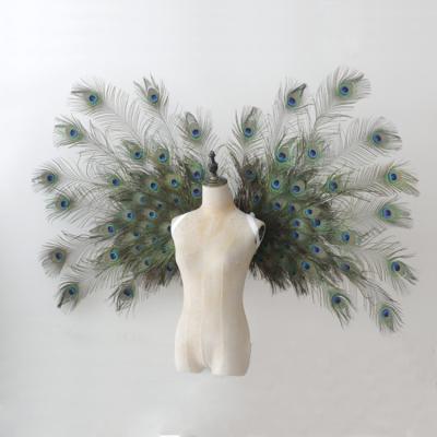 China Angel Peacock Feather Wing For Exhibition Small Crafts for sale