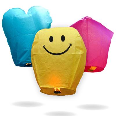 China China Custom Printed Sky Lantern Flying Biodegradable Chinese Paper Lantern for sale