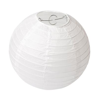 China China fashion round white Chinese paper lantern for wedding decoration for sale