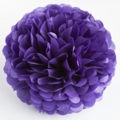 China New Design Tissue Paper Tissue Paper Pompom Flowers Wedding / Party Large Ball Honeycomb Wedding Party Decorations for sale