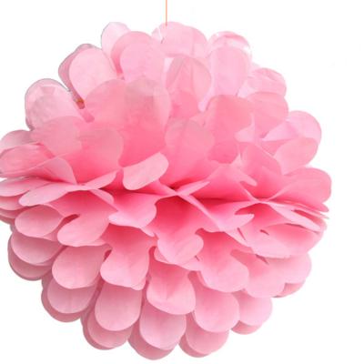 China Europe 30cm Wedding Tissue Paper Flower Tissue Paper Pom Poms Flower Balls Honeycomb Hanging Paper Ball for sale