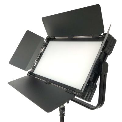 China 260WHigh CRI/TLCI DMX & on-board LCD Control LED Interview Panel Lights(Pole-Operated Yoke) for sale