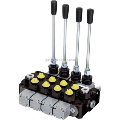 China Acting Double Monoblock 45lpm Directional Control Valve For Forklift for sale