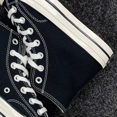 China Wholesale Cheap Fashion Trend High Top Sneaker Women Fashion Casual Sneakers Black White Canvas Shoes Custom Made for sale