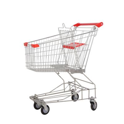 China Unveiling Chinese Manufacturer Best Price 60L Asian Supermarket Shopping Trolley With Plastic Chair for sale