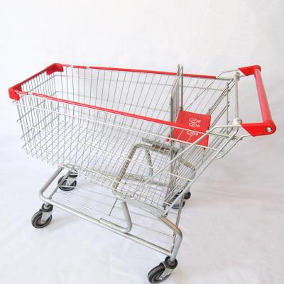 China Unveiling Shunhong Customized American Style Hand Push Cart Shopping Trolley For Mall for sale