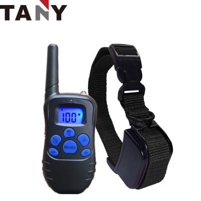 China Viable Online Remote Rechargeable Static Shock Pet Electric Control Amazon Vibrating Collar for sale