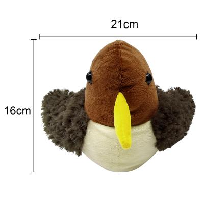 China Healthy Viable Toys Parrot Bird Plush Toy Mouse Dog Dog Toy Portable Interactive Pet Chew Ball Cute Bounce Toy for sale