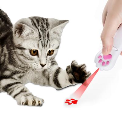 China Cats Drop Shipping Free Pet Cat Toy Laser Pointer Interactive Funny Cat Laser Flashlight With UV Light Torch Toys For Cat for sale