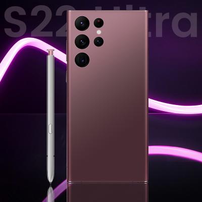 China Factory Wholesale S22 U Itra RGB LIGHT 7.2 Inch Smartphone Dual SIM Big Battery Cell Phones 16+512GB Memory Game Mobile Phones Big Big for sale