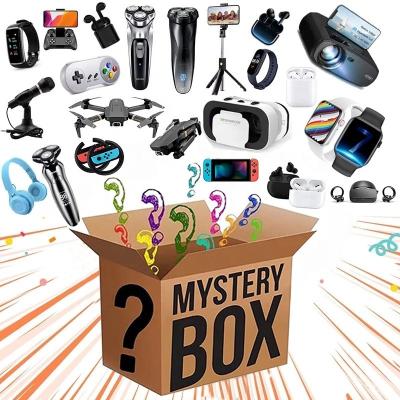 China EZCast Amazon Mystery Box Hot Sale Random Items Big Plus 2 Or 3 Boxes Can Receive Speakers Drones Electric Scooters Novelty Gifts for sale