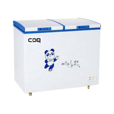 China Hot Commercial Supermarket Display Showcase Freezer 368L Supermarket Display Refrigerator Freezer for sale