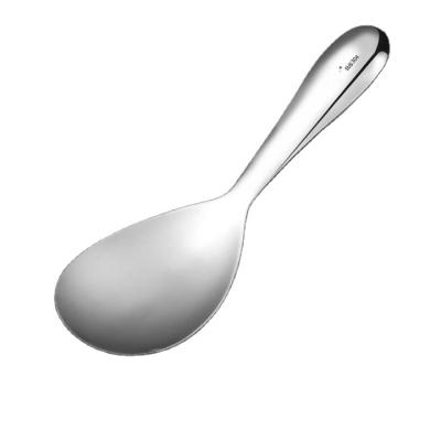 China 2022 Sustainable New Design Stainless Steel Rice Spoon Household Spoons Metal for sale