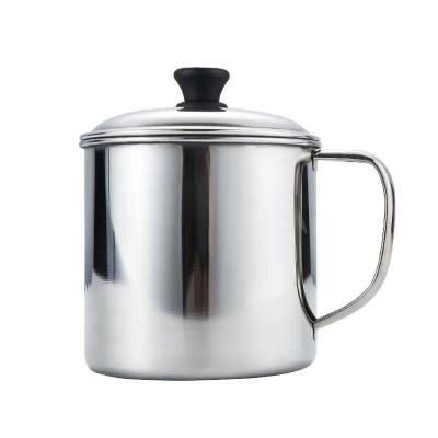 China High Quality Sustainable Water Cup Milk Tea Cup Household Drinking Stainless Steel Tea Cups for sale