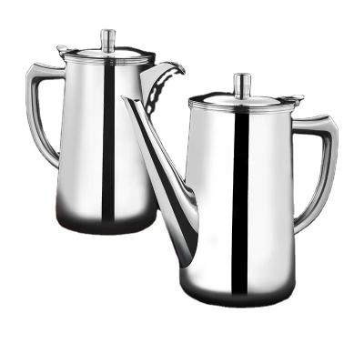 China Sustainable Stainless Steel Cold Water Kettle Household Teapot Handle Covers Large Teapot for sale