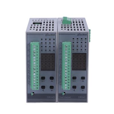 China 2 channels 4outputs PID temperature controller with RTU 40*93 modbus 24vdc power supply for sale